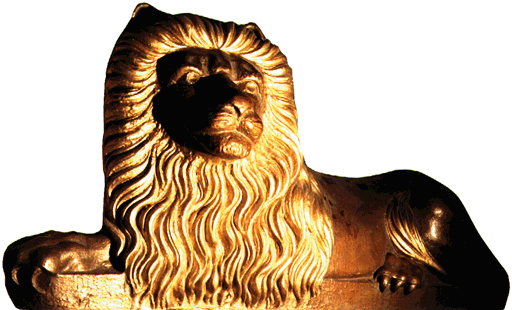 Logo vom Goldenen Löwen, Riesa